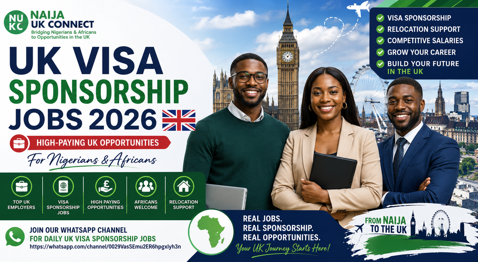 UK Visa Jobs 2026 – High-Paying Opportunities for Africans