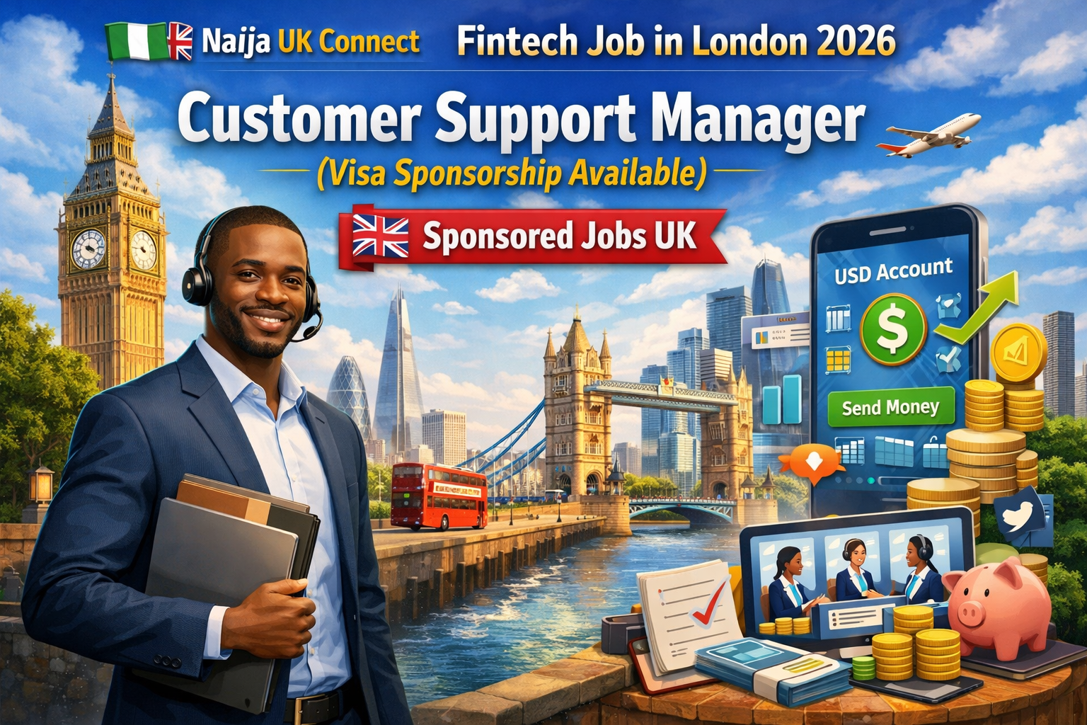 Customer Support Manager (Visa Sponsorship Available)