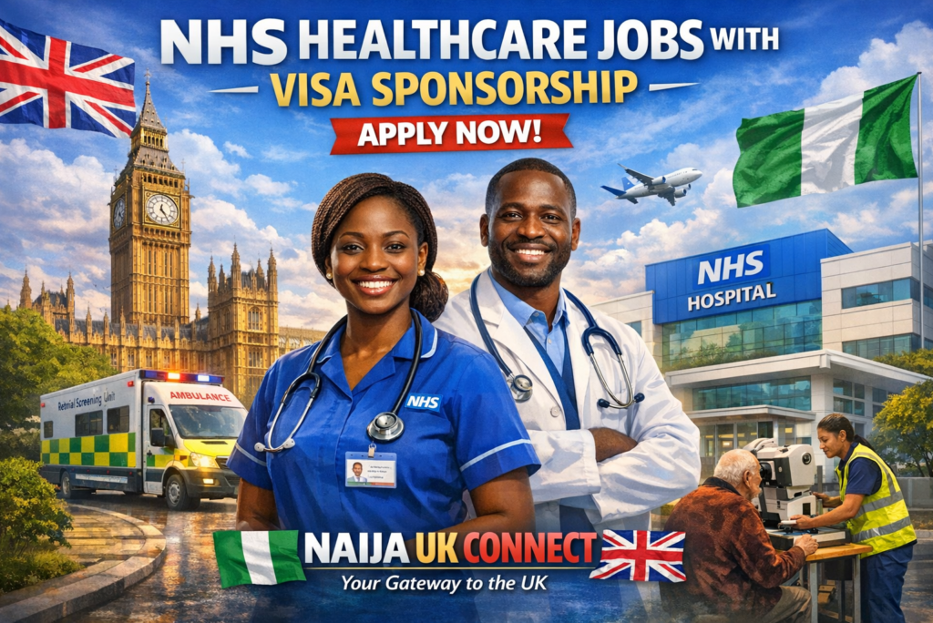 NHS Healthcare Jobs with Visa Sponsorship (2026)