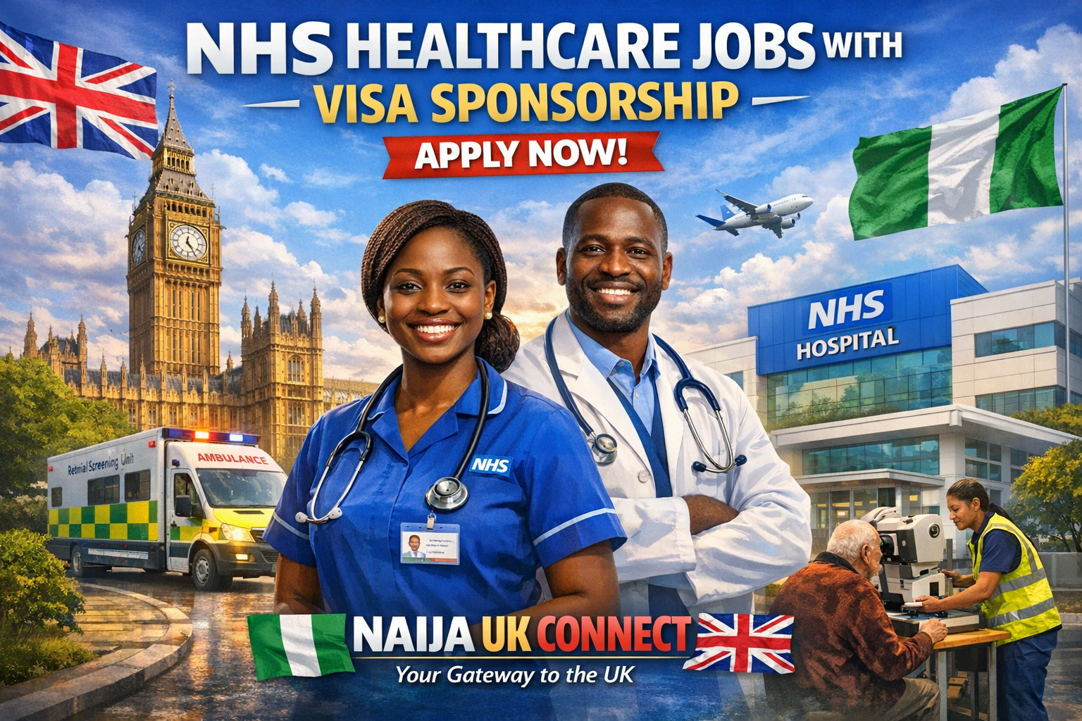 NHS Healthcare Jobs with Visa Sponsorship (2026)