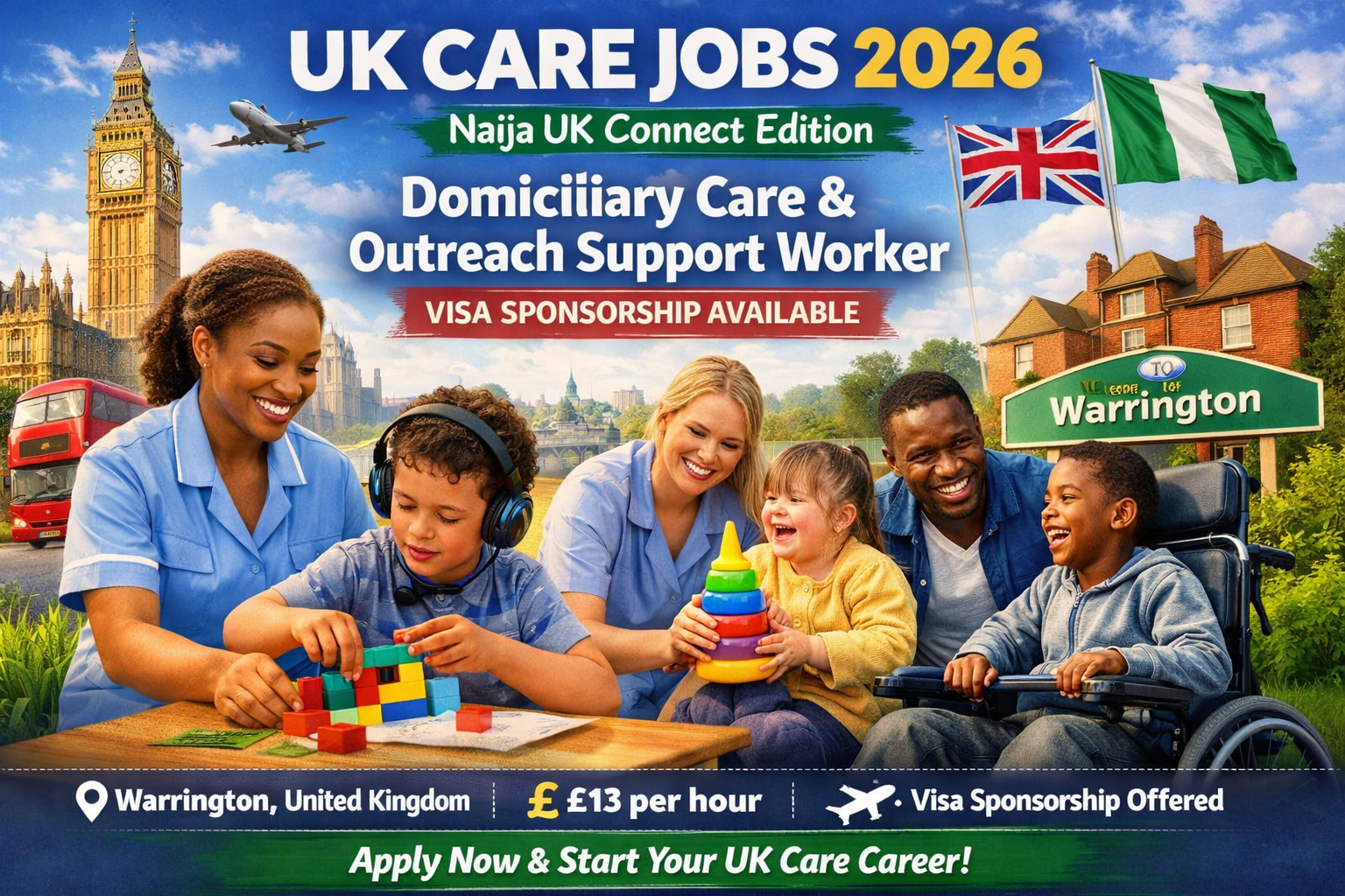 Domiciliary Care & Outreach Support Worker (Visa Sponsorship Opportunity)