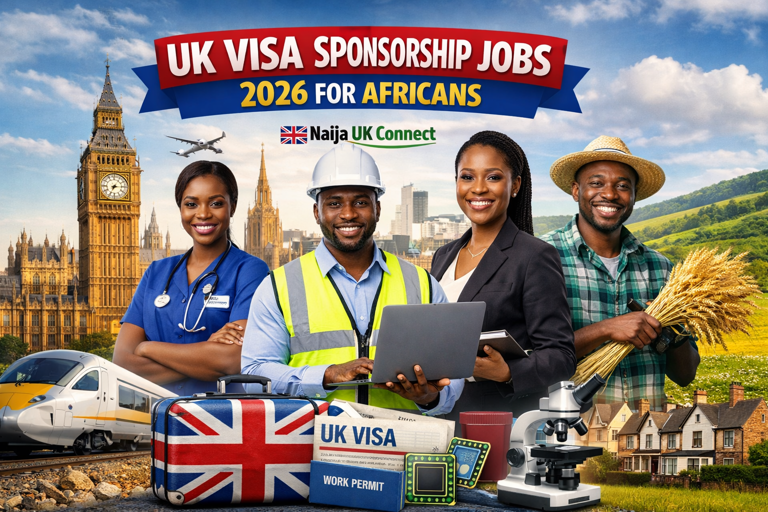 UK Visa Sponsorship Jobs 2026 for Africans in the UK