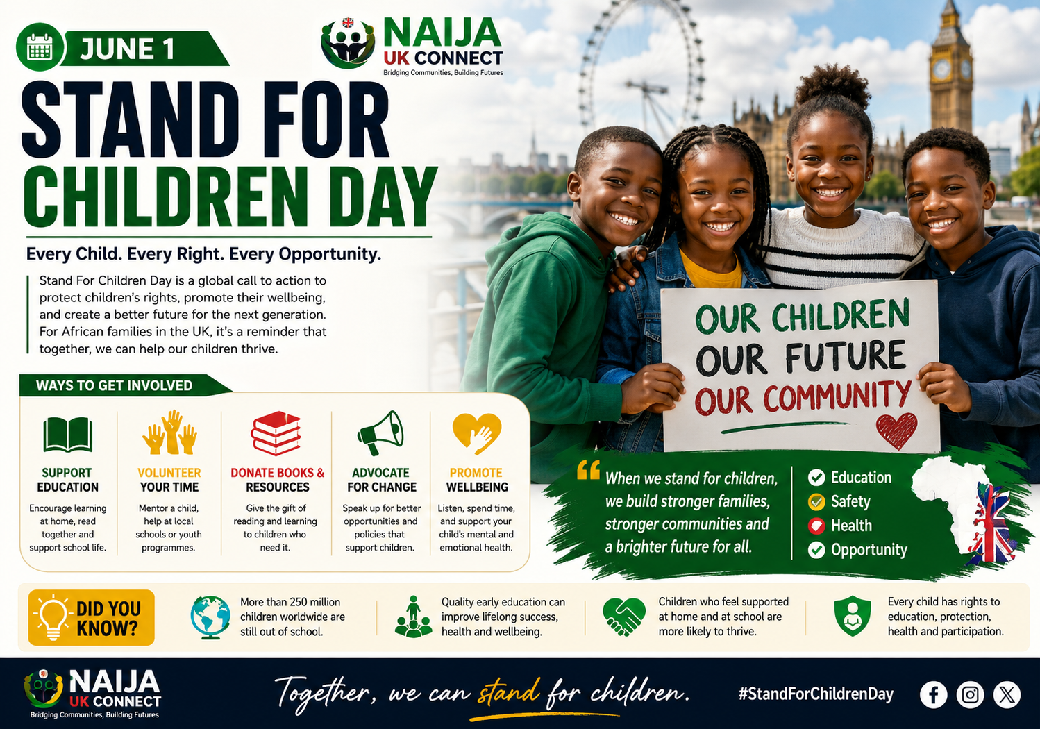 Stand for Children Day 2026: Impact on African Families