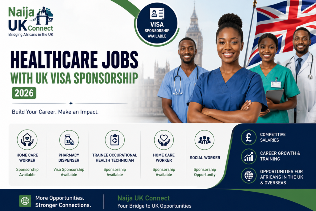 Healthcare Jobs with UK Visa Sponsorship 2026