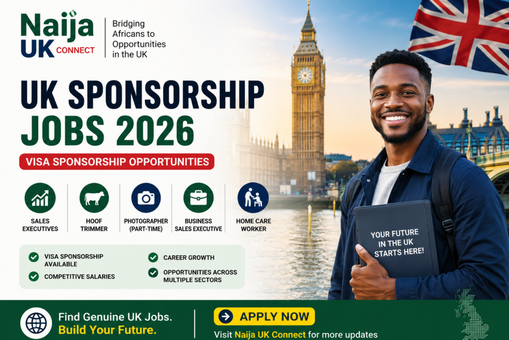 Latest UK Visa Sponsorship Opportunities for Africans and International Applicants