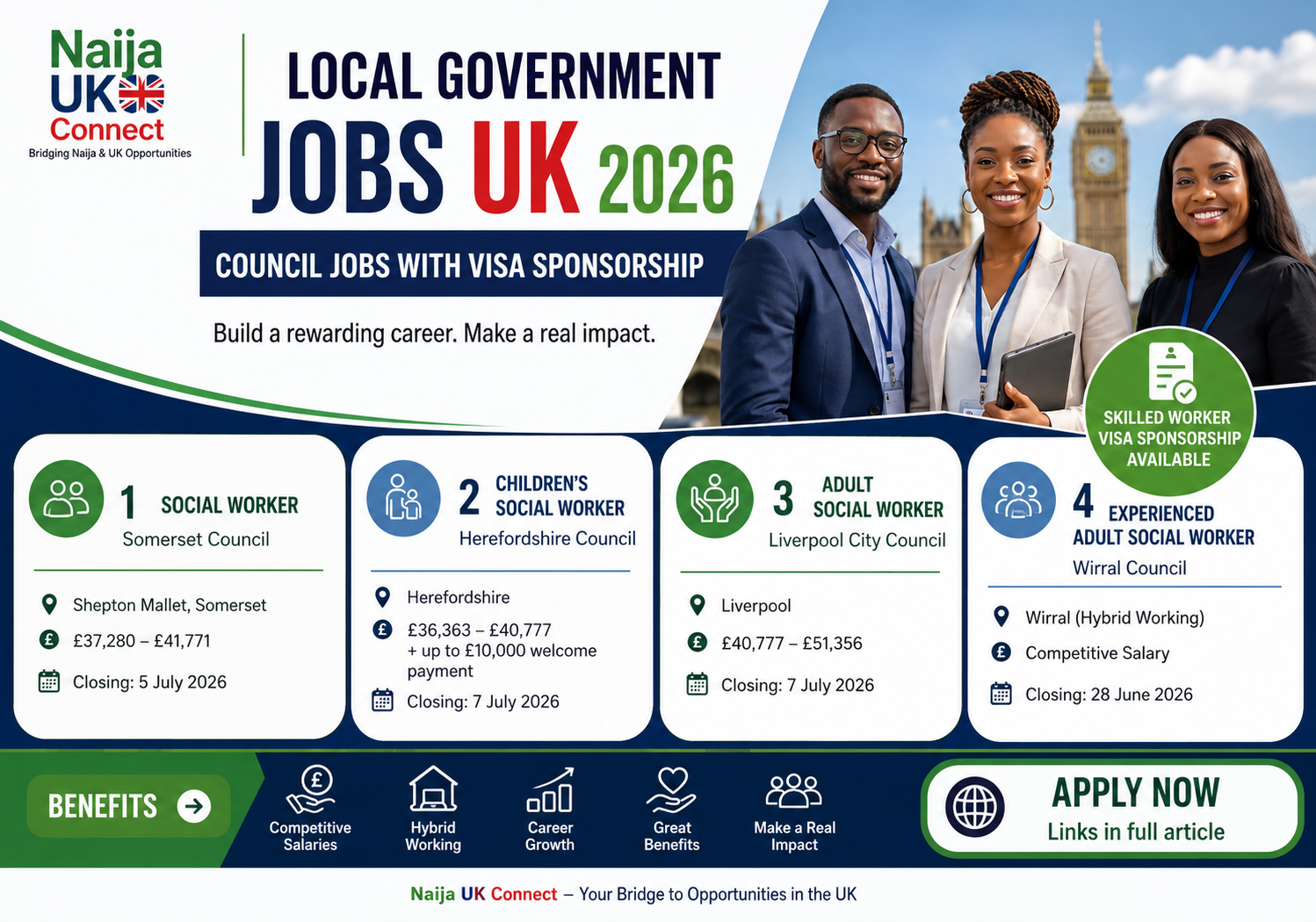 Local Government Jobs UK with Visa Sponsorship Opportunities 2026
