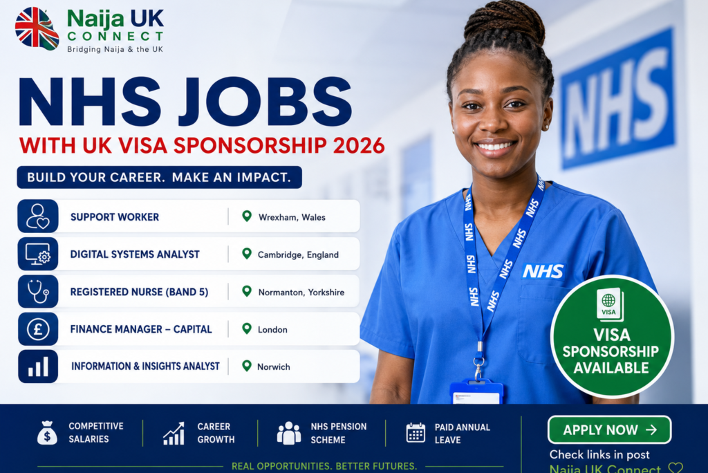 NHS Jobs with UK Visa Sponsorship 2026