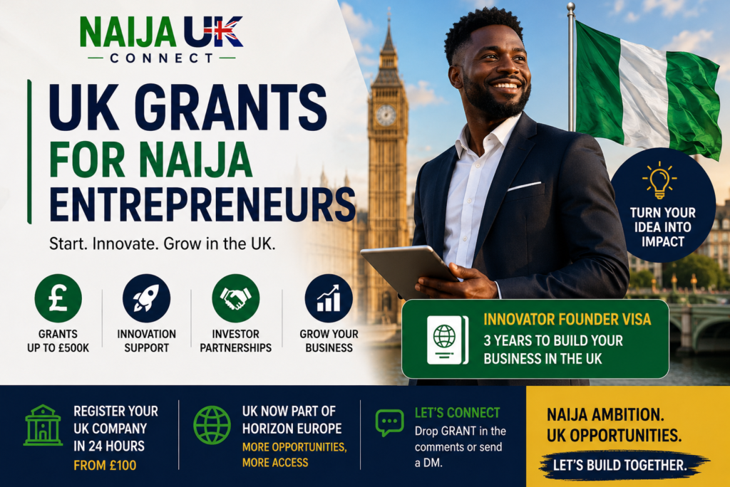 UK Grants & Funding for African Entrepreneurs