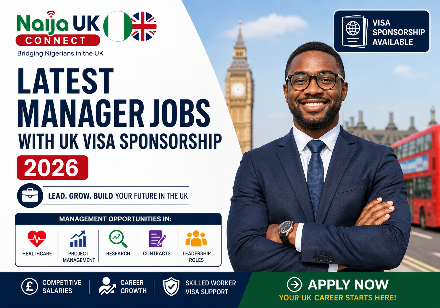 Latest Manager Jobs With UK Visa Sponsorship 2026