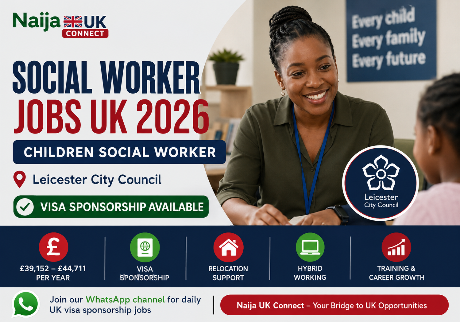 Children Social Worker Jobs with Visa Sponsorship UK 2026