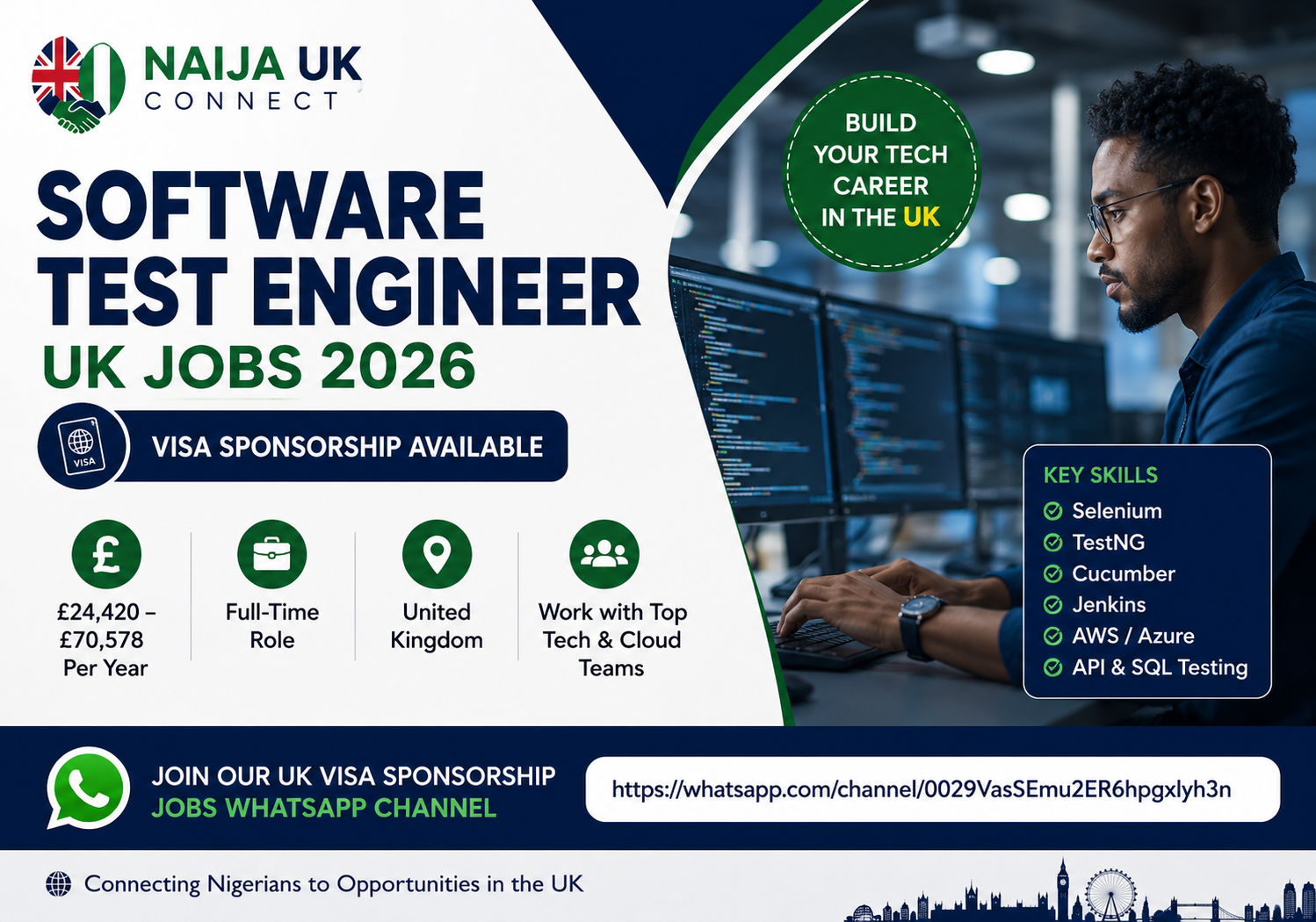 UK Software Test Engineer Jobs with Visa Sponsorship 2026