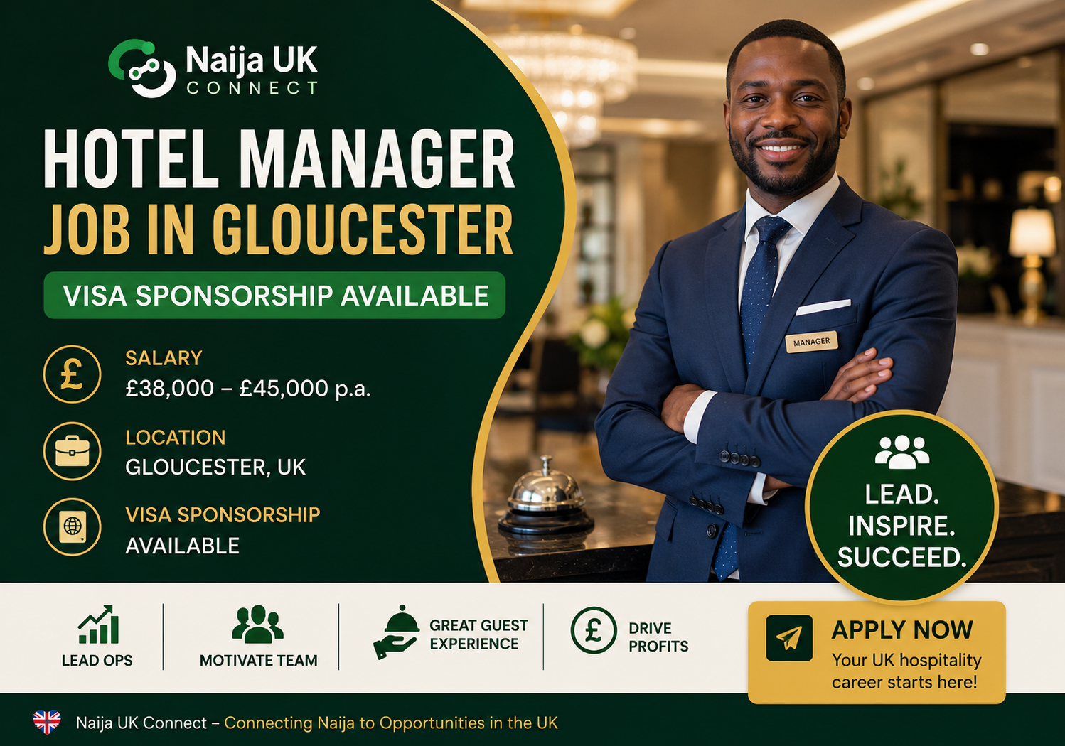 UK Hotel Manager Job with Visa Sponsorship 2026
