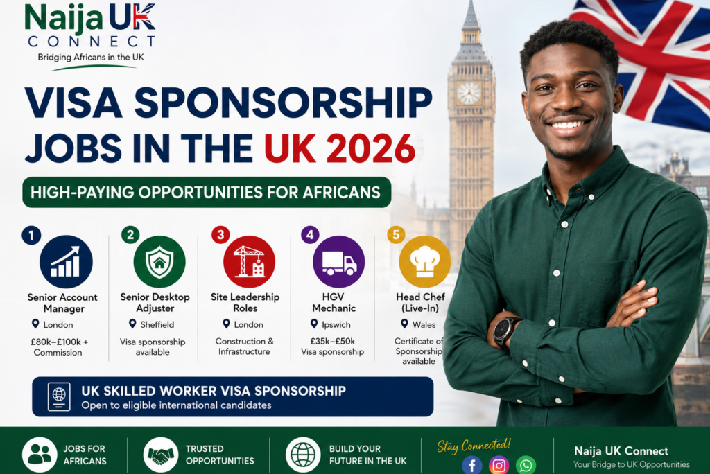 Latest High-Paying Jobs in the UK with Visa Sponsorship 2026