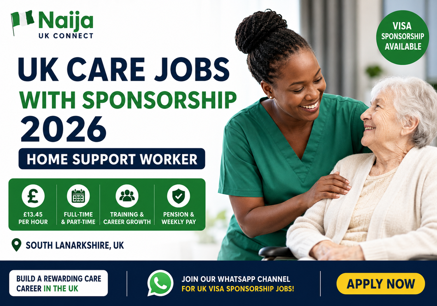 Home Support Worker Jobs with Sponsorship 2026