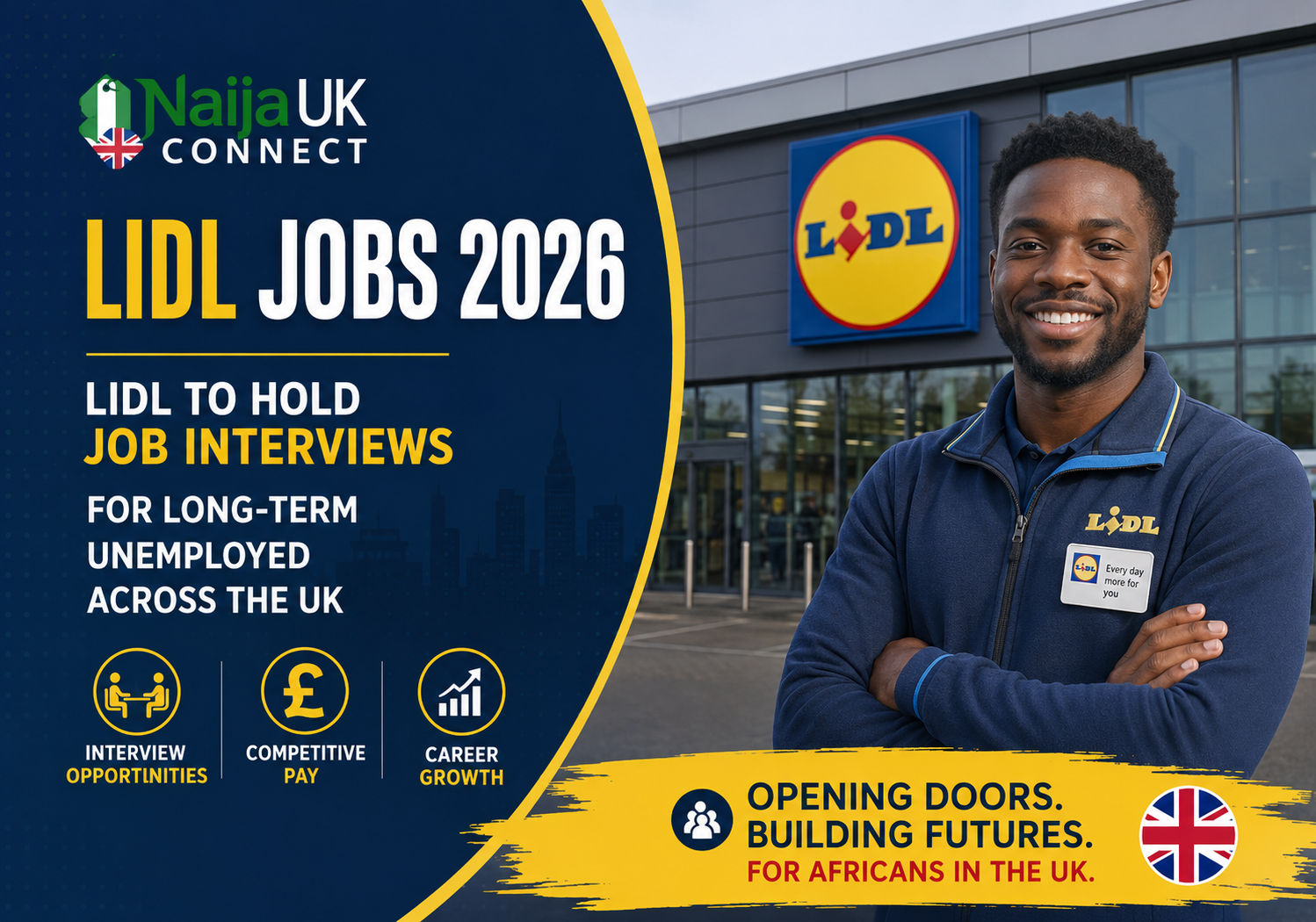 Lidl Opens Job Interview Opportunities for Long-Term Unemployed Across the UK