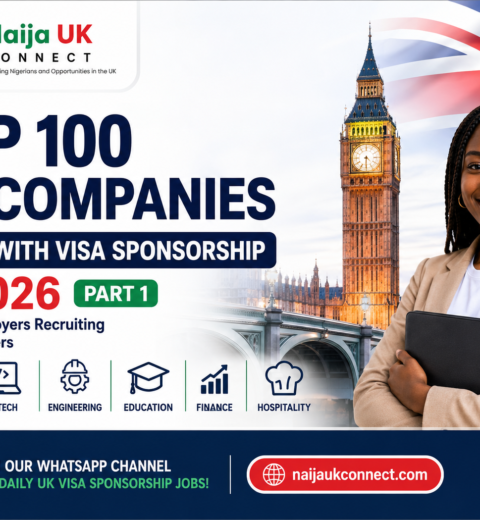 Top 100 UK Companies Hiring with Visa Sponsorship in 2026 (Part 2)
