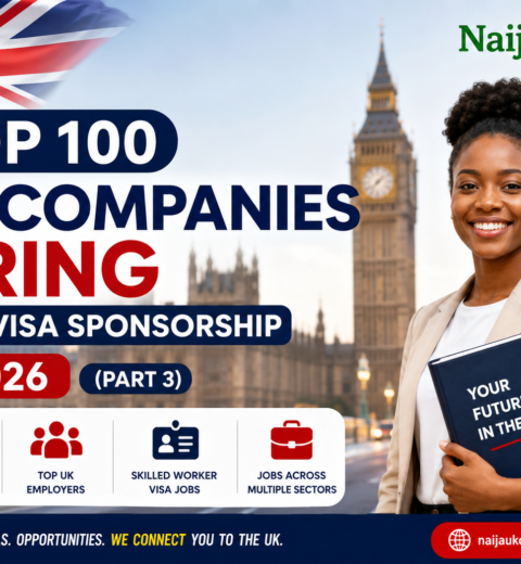 Top 100 UK Companies Hiring with Visa Sponsorship in 2026 (Part 1)