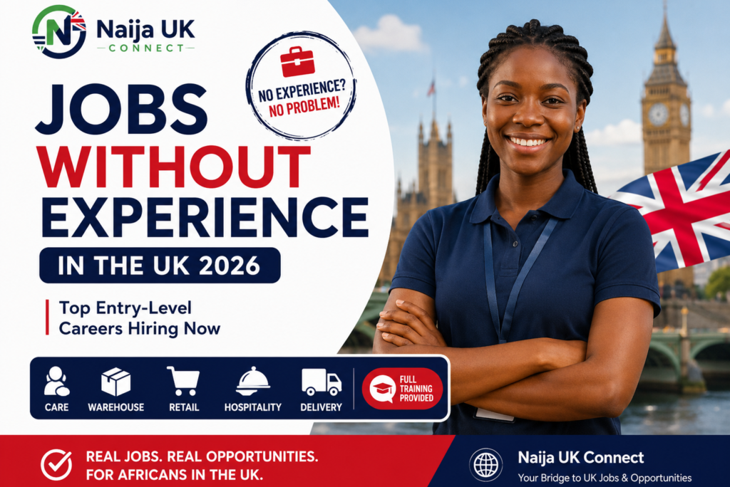 Jobs Without Experience in the UK 2026