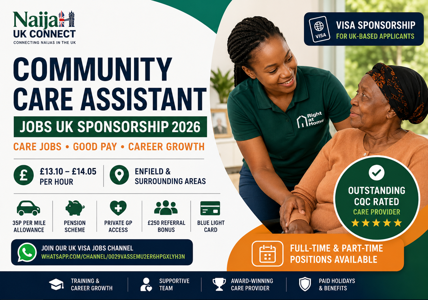 Community Care Assistant Jobs UK Sponsorship 2026