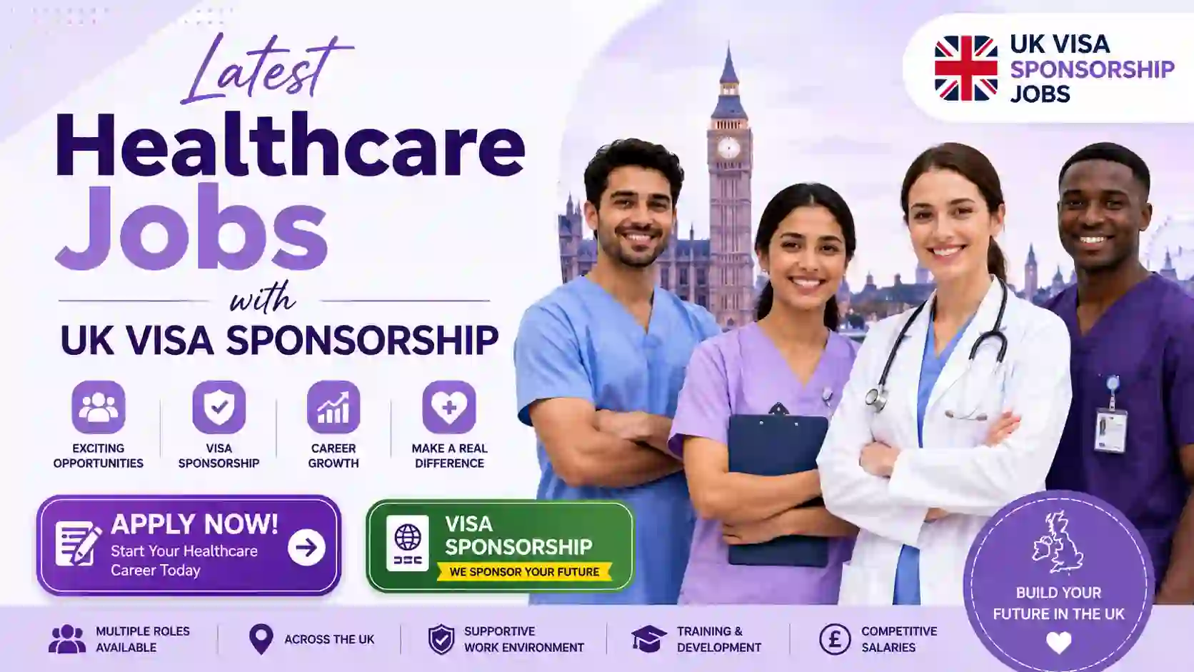 Top UK Healthcare Jobs with Visa Sponsorship in 2026: Opportunities for Africans and Nigerians Seeking Careers in Britain