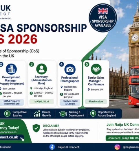 Latest UK Tech Jobs with Visa Sponsorship 2026
