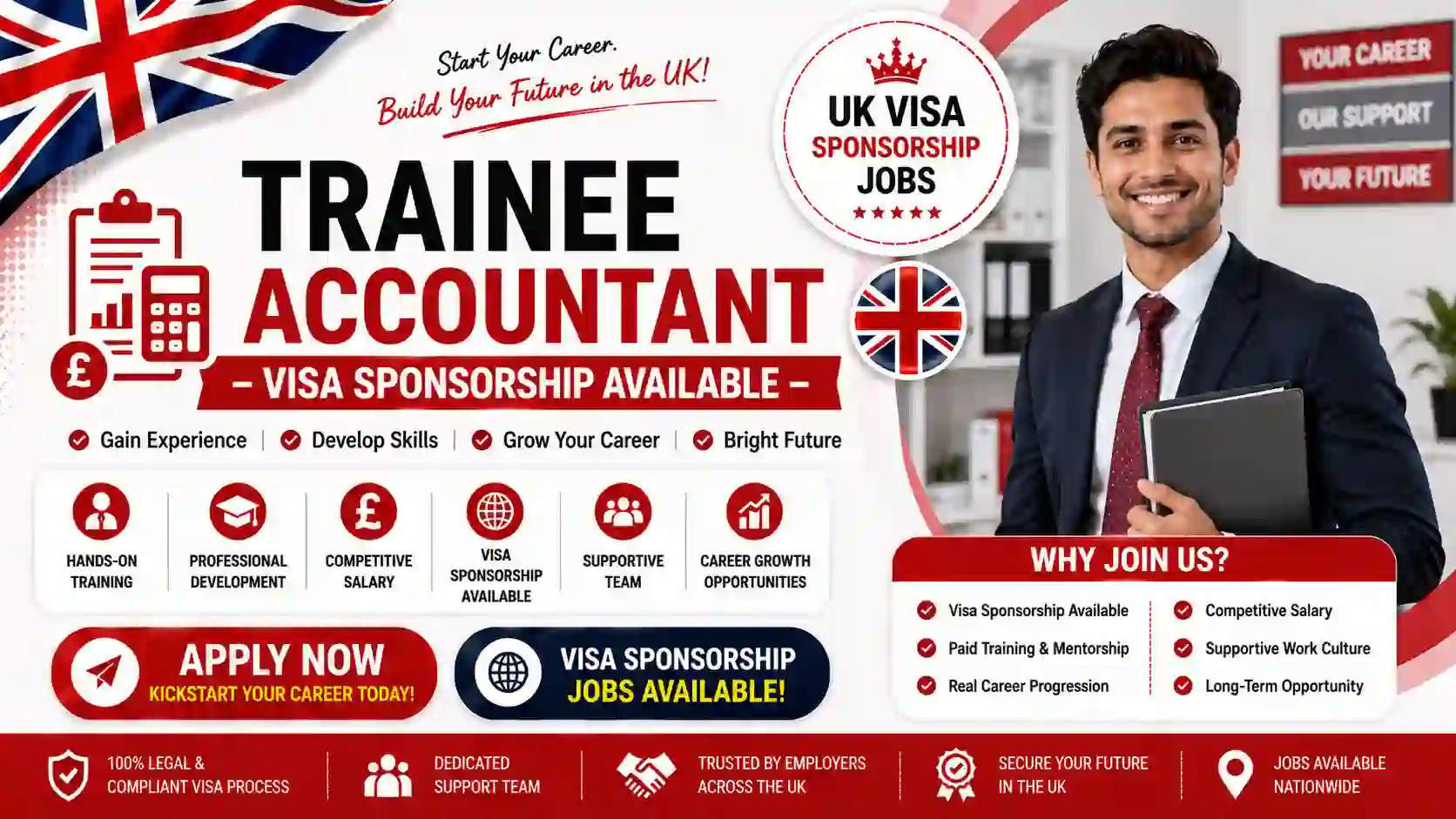 Trainee Accountant Jobs UK 2026 – UK Visa Sponsorship Career Opportunity