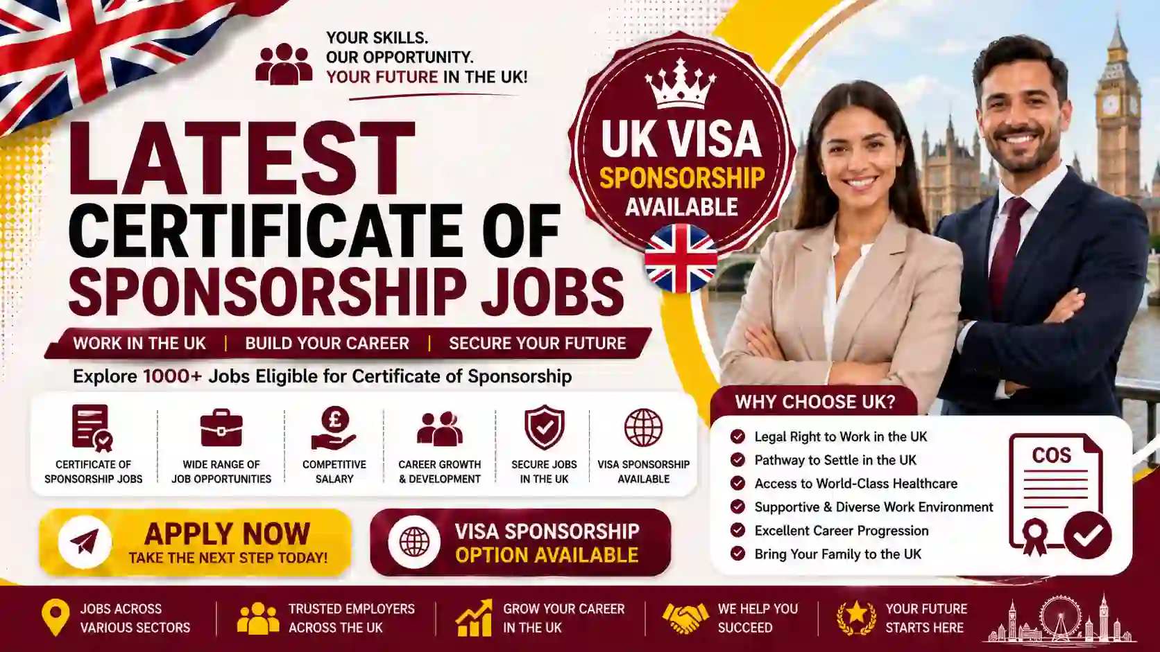 Senior Support Worker Jobs UK 2026 – Certificate of Sponsorship (CoS) Available | Apply Now