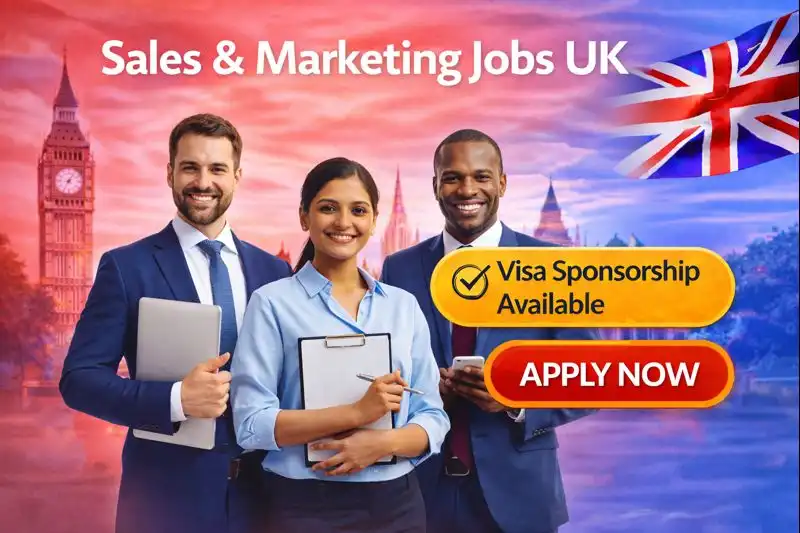 Sales & Marketing Trainee Jobs UK 2026 – Visa Sponsorship Available