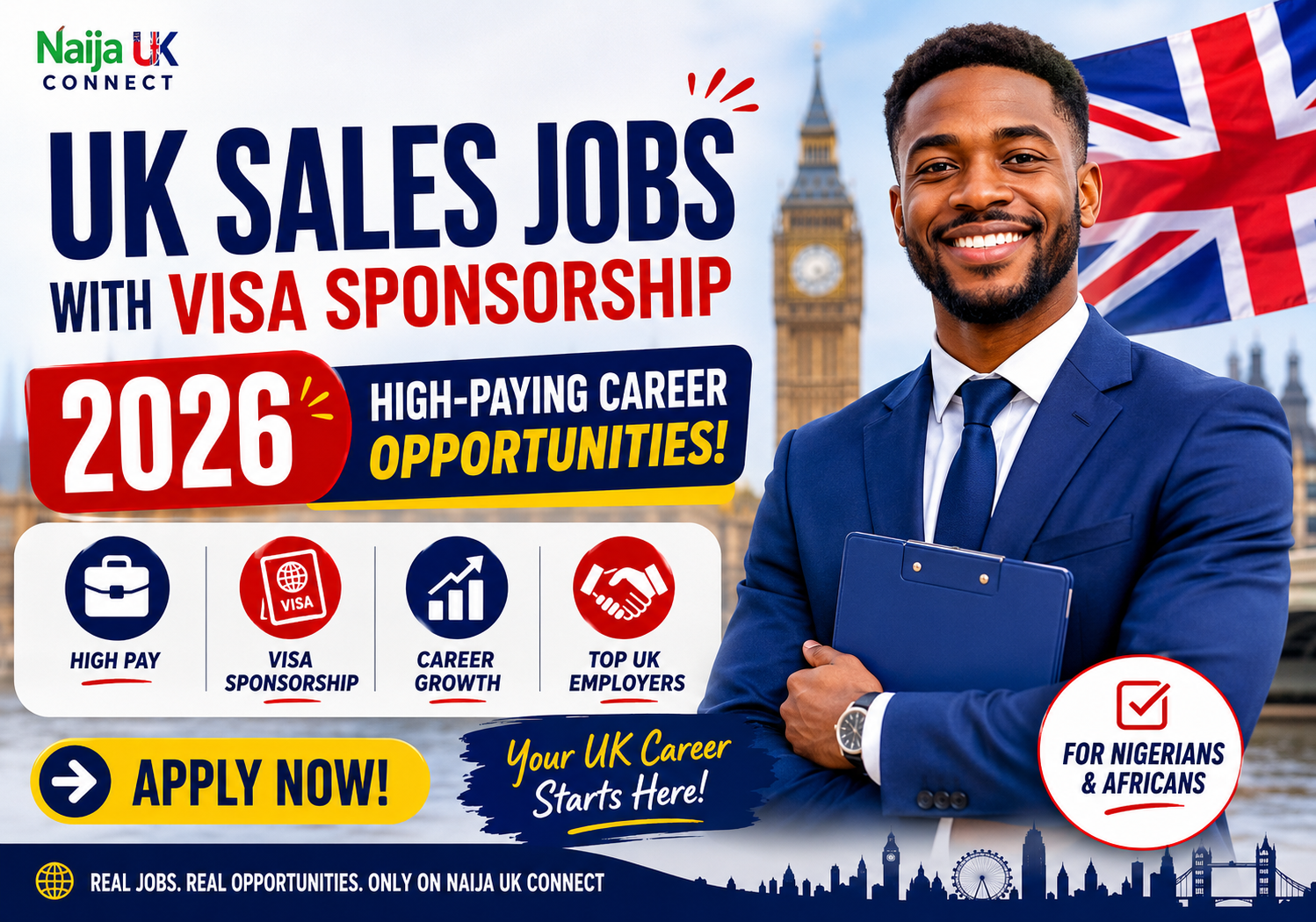 Latest UK Sales Jobs with Visa Sponsorship (2026)
