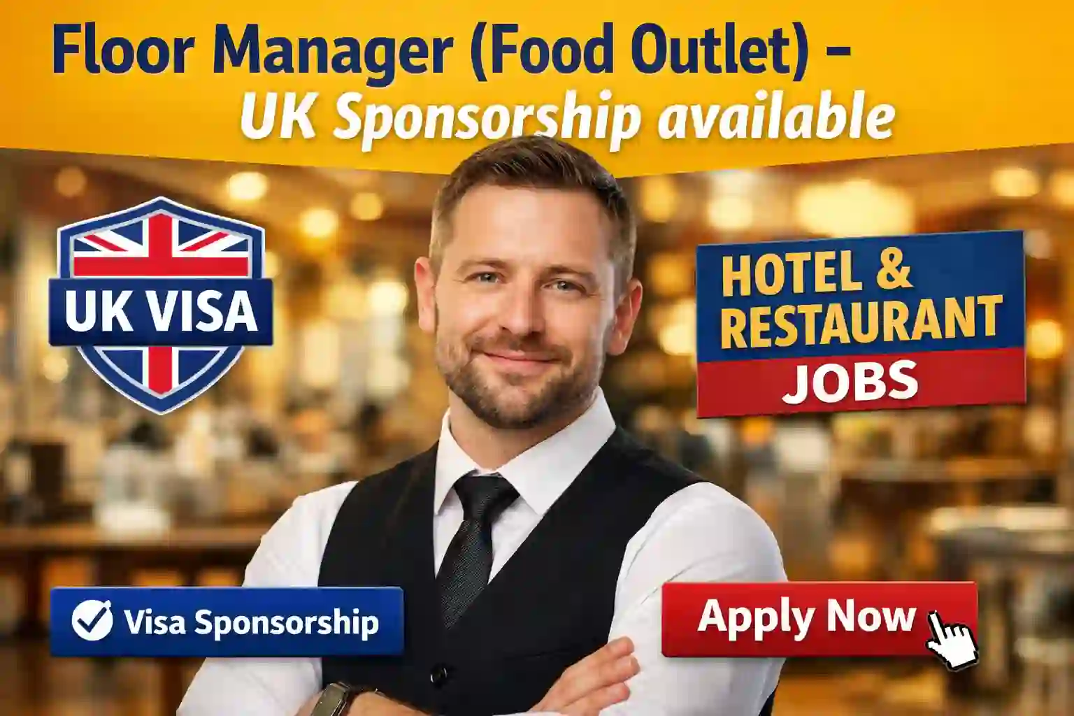 Hotel Manager Jobs UK 2026 | Visa Sponsorship Available