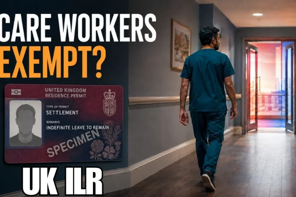 UK Care Workers Exempt from ILR Rules 2026? Major Update on Proposed Settlement Changes