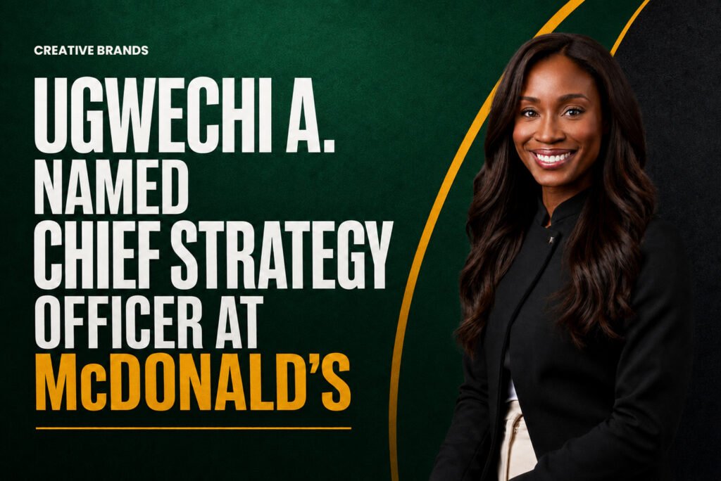 McDonald’s Appoints Ugwechi Amadi as Senior Vice President and Chief Strategy Officer