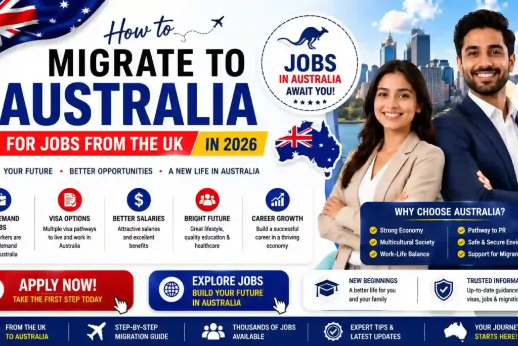How to Migrate to Australia for Jobs from the UK in 2026: Complete Guide