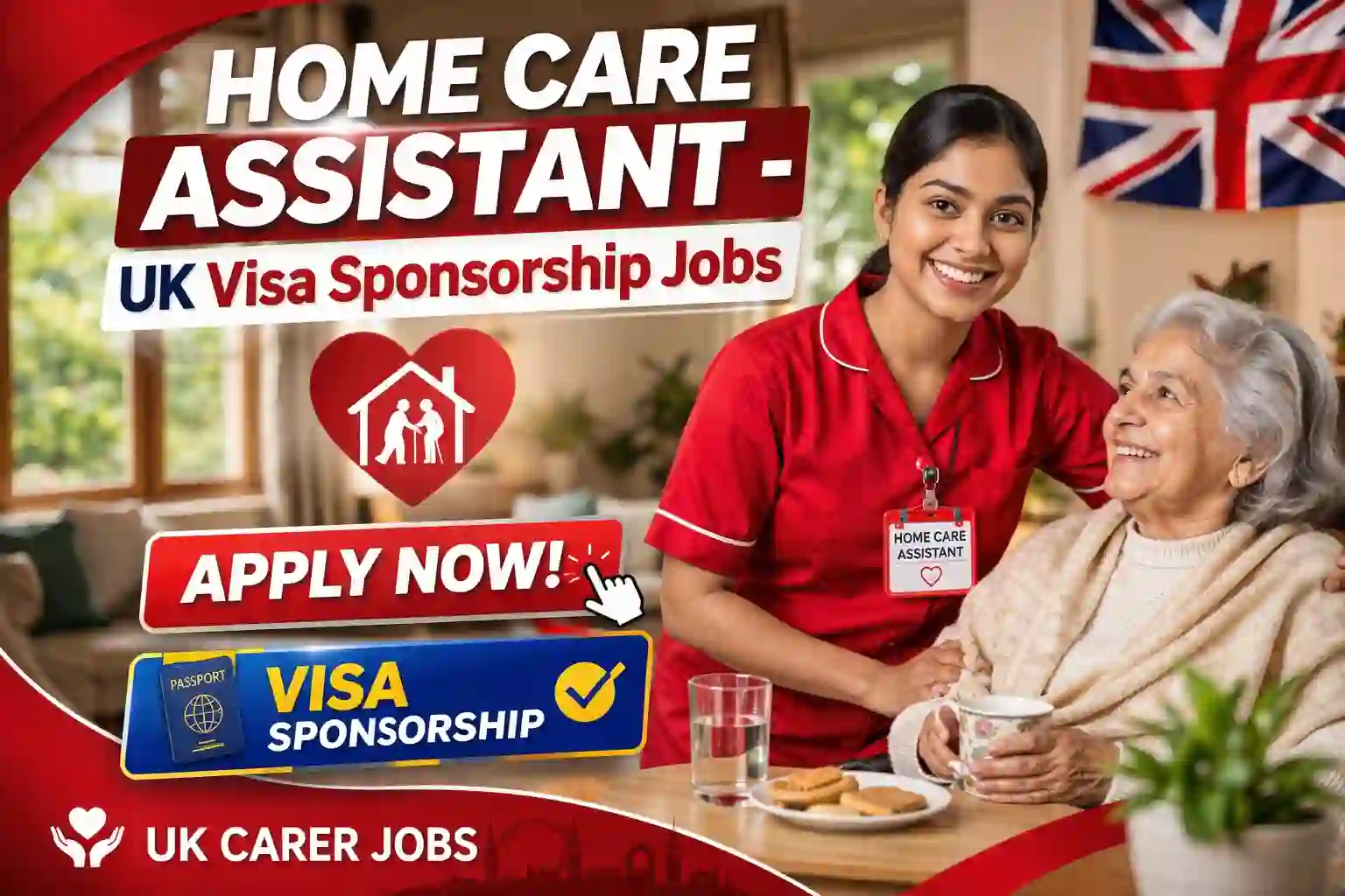 Female Home Support Worker Jobs UK 2026 – Visa Sponsorship