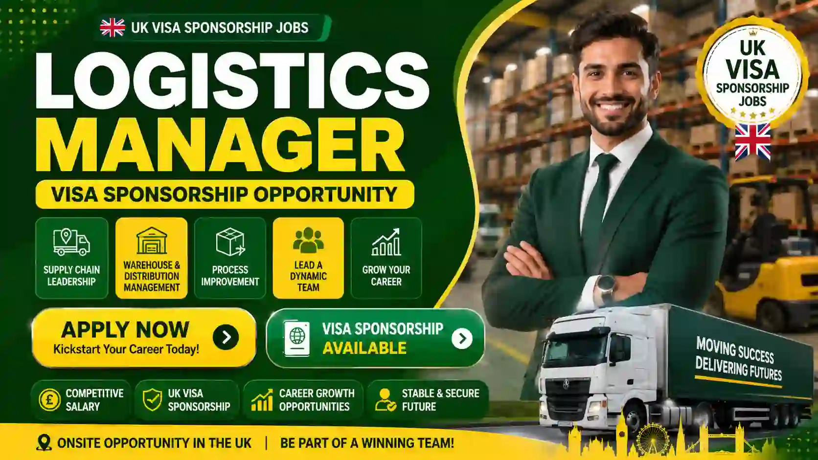 UK Logistics Coordinator Jobs 2026 – Visa Sponsorship Available