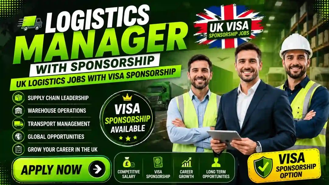 Transport Manager Jobs UK – High-Paying Transport & Distribution Manager Jobs with UK Visa Sponsorship 2026 | Apply Now