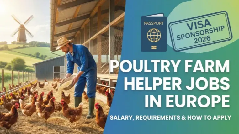 Poultry Farm Jobs UK 2026: Assistant Poultry Manager with Visa Sponsorship