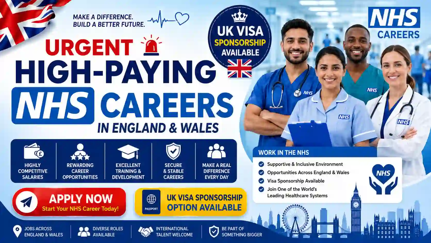 Health and Care Visa Jobs UK 2026 – Nursing Support Worker Opportunity in Wales