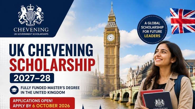UK Chevening Scholarship 2027–28: Applications Open for Eligible Indian Applicants