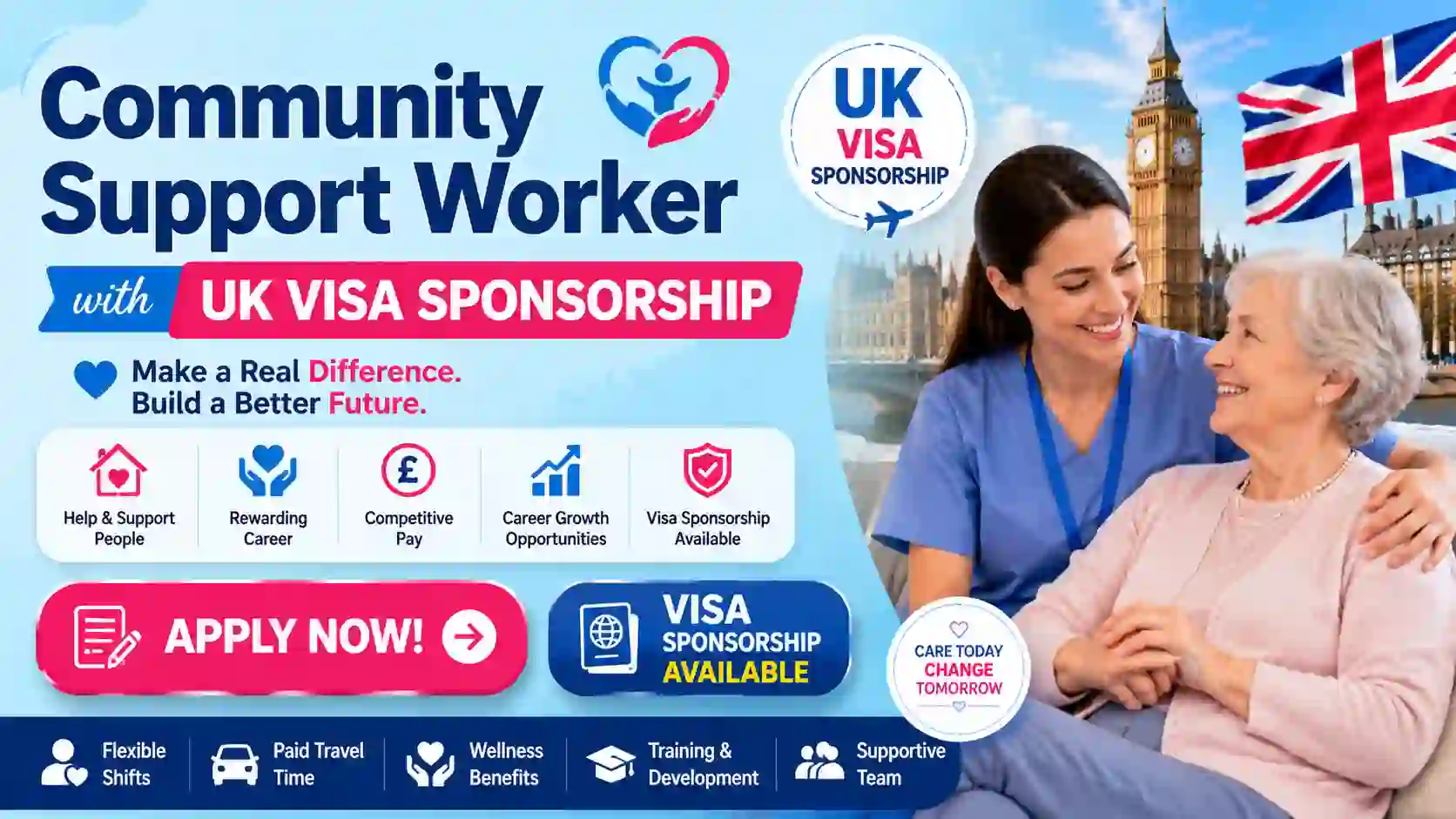 Community Support Worker Jobs UK 2026 – Visa Sponsorship Opportunity