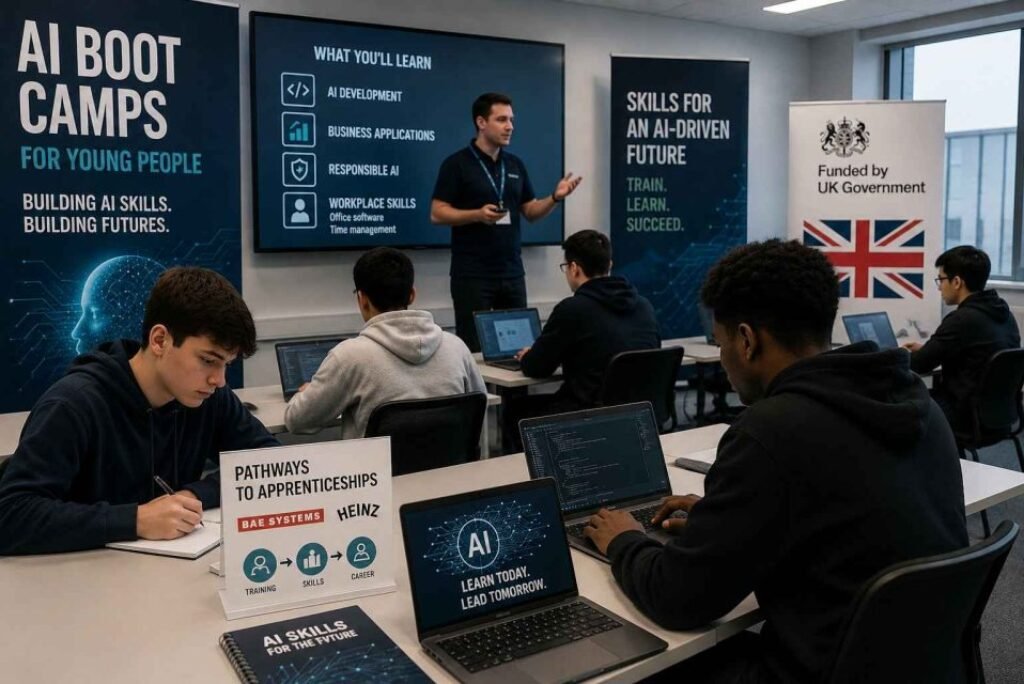 AI Boot Camps 2026: UK Pilot Aims to Make Unemployed Young People Job-Ready