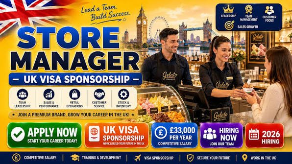 Store Supervisor Jobs UK 2026 – Sponsorship Switch Opportunity in Glasgow