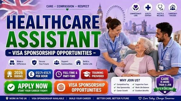 Latest Care Assistant & Healthcare Jobs UK 2026: Visa Sponsorship Opportunities