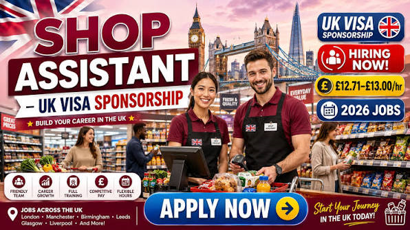 Stockroom Assistant Jobs London 2026 – UK Visa Sponsorship Opportunity