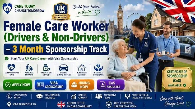 Female Care Worker Jobs UK 2026 – Visa Sponsorship Opportunities in Hertfordshire
