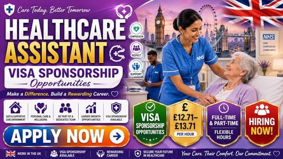 Healthcare Assistant Jobs UK 2026 – Visa Sponsorship Opportunity