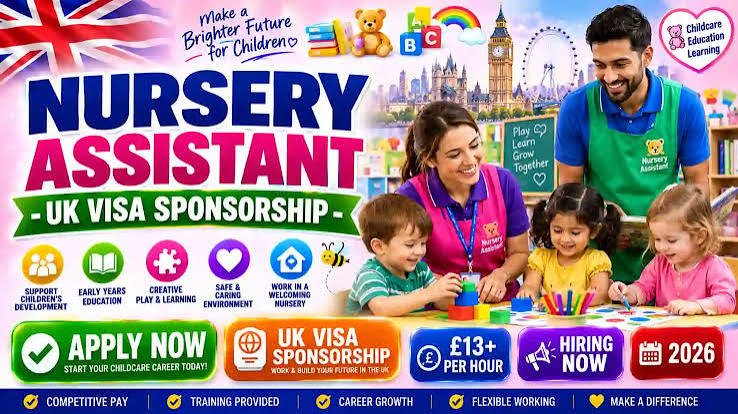 Nursery Practitioner Jobs UK 2026 – Visa Sponsorship Available