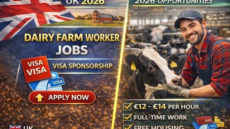 Dairy Farm Worker Jobs UK 2026 – Scotland Visa Sponsorship Opportunity | Apply Now