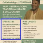 LOVE SPELL CASTER +27716356648TRADITIONAL HEALER IN Boksburg, Brakpan, KemptonPark, Krugersdorp, Midrand, Delmas, Lulekano, Mutale, Nylstroom. Turfloop, Mokopane. Lephalale,Phalaborwa