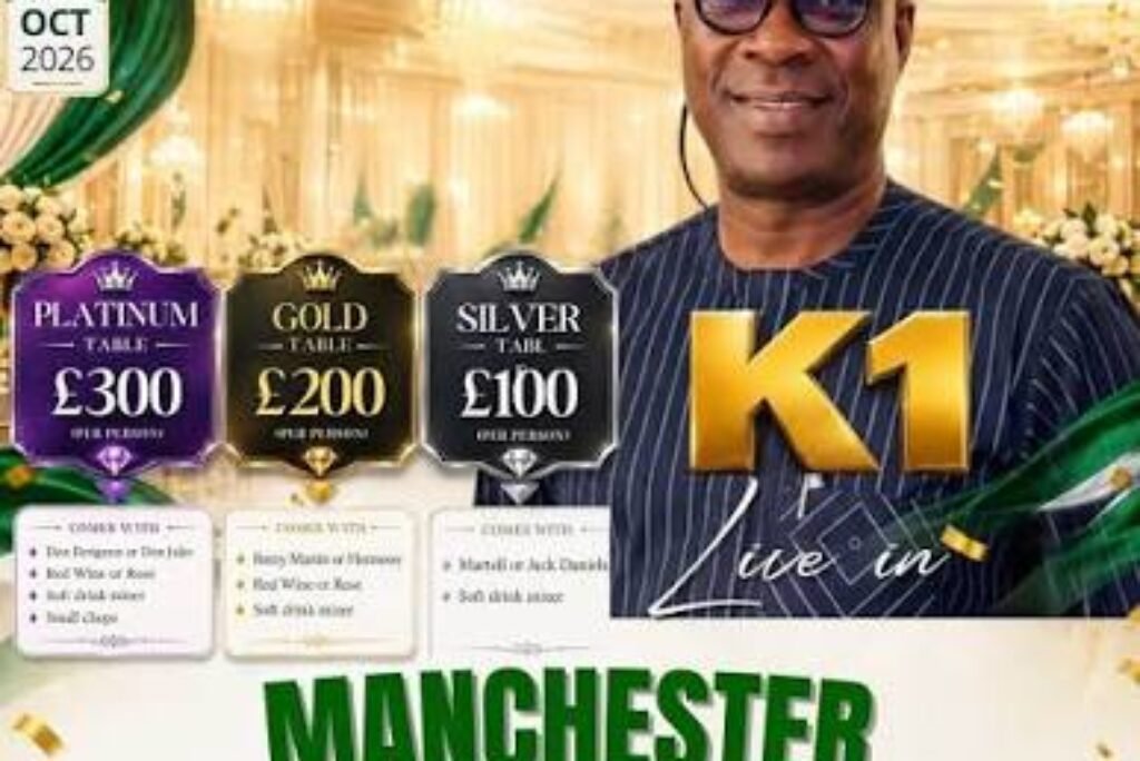 Manchester Nigeria Independence Dance 2026: K1 De Ultimate Live in Manchester